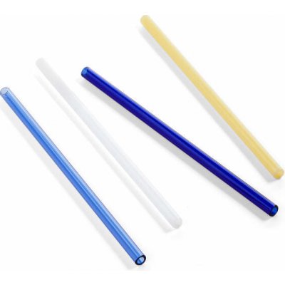 HAY Skleněná brčka Sip Straight set 4 ks – Zboží Dáma