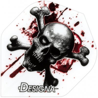 Designa Blood Skull and Cross F0616 – Zboží Mobilmania