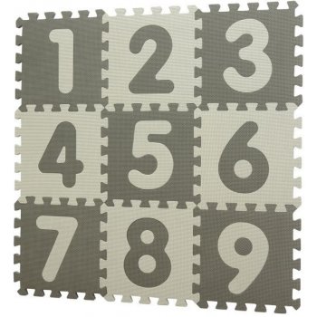 Baby Dan hrací podložka Puzzle Dusty Grey 9 ks