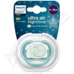 Avent Philips šidítko Ultra air Night noční green 1 ks – Zboží Mobilmania