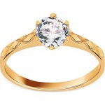 iZlato Forever Zlatý zásnubní prsten se zirkonem IZ21323 – Zboží Mobilmania