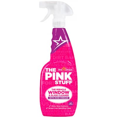 The PINK Stuff zázračný čistící sprej na okna skla s růžovým octem 750 ml – Sleviste.cz