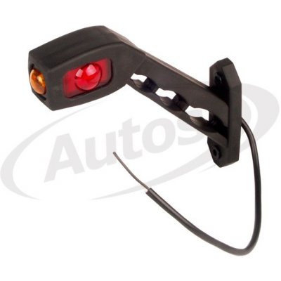 Svítilna poziční - tykadlo l 12v/24v 0,2/0,4w led č/b/ž, dlouhá, kabel 0,35m 0017539_A, , , – Hledejceny.cz