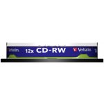 Verbatim CD-RW 700MB 12x, SERL, spindle, 10ks (43480) – Zboží Živě