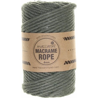 Maccaroni Rope 4 mm khaki 802_01 – Zbozi.Blesk.cz