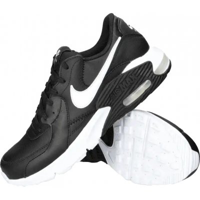 Nike Air Max Excee Leather volnočasové pánské tenisky černé – Zboží Mobilmania