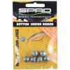 Olověná zátěž a brok Spro Bottom Jig Čeburaška 18g 4ks