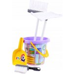 Dudlu Uklízecí dětský set 2 smetáky s kyblíkem a doplňky malá uklízečka 2 druhy – Sleviste.cz