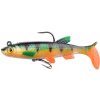 Návnada a nástraha SPRO Powercatcher Super Natural Baitfish s jigem a háčkem 10cm Perch Toxic