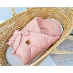 Baby Nellys mušelínová zavinovačka růžová – Hledejceny.cz