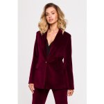 MOE dámské sako M643 MAROON – Zboží Dáma