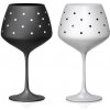 Crystalex Bohemia Crystal Sklenice na víno Giselle Lovely dots 2 x 580 ml