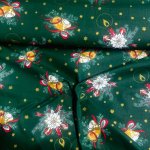 Vánoční bavlněná látka, metráž, šíře 160 cm, Vánoční motiv na Zeleném – Zboží Dáma Vánoční bavlněná látka, metráž, šíře 160 cm, Vánoční motiv na Zeleném – Zboží Dáma