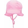 Dětská čepice Sterntaler čepice s plachetkou jednobarevná UV filtr 50+1502025 růžová