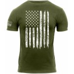 Distressed US bílá vlajka coyote brown – Zboží Dáma