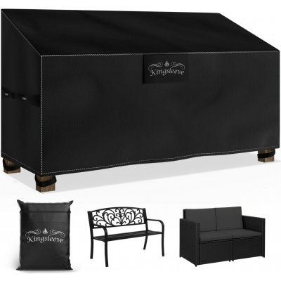 Deuba Ochranný kryt na zahradní lavici 134x66x63/89 cm antracit – Hledejceny.cz