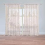 Záclony Zlaté a bílé vlaštovky: 2 ks - 150x250 cm - Sablio – Hledejceny.cz
