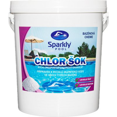Sparkly POOL Chlor šok 10 kg