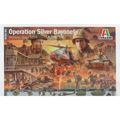 Italeri Accessories Diorama War Battle Set Operation Silver Bayonet Vietnam 1965 1:72