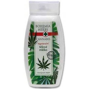 BC Bohemia Herbs Cannabis regenerační tělové mléko s konopným olejem 250 ml