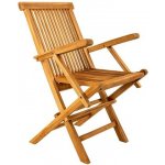 DOPPLER Křeslo zahradní skládací TAMAN RUSSET teak – Hledejceny.cz