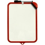 Oboustranně stíratelná tabulka CONCORDE 19 x 29 cm červená – Zbozi.Blesk.cz
