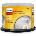 Philips CD-R 700MB 52x, cakebox, 50ks (CR7D5NB50/00) – Zboží Živě