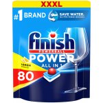 Finish Power All in 1 tablety do myčky nádobí Lemon Sparkle 80 ks 1280 g – Sleviste.cz