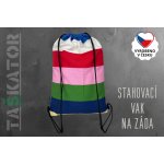 Taškátor vodorovné pruhy různobarevné strany – Hledejceny.cz
