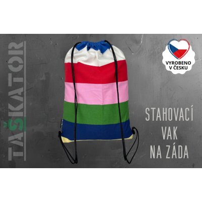 Taškátor vodorovné pruhy různobarevné strany – Hledejceny.cz