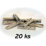 Nomess Kolíčky na prádlo dřevěné 20 ks – Sleviste.cz