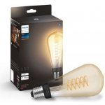 Philips LED Stmívatelná žárovka Hue WHITE FILAMENT ST72 E27/7W/230V 2100K – Hledejceny.cz