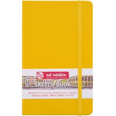 Talens Art Creation Sketchbook v pevné vazbě Yellow 13 x 21 – Hledejceny.cz