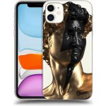 Pouzdro Picasee silikonové Apple iPhone 11 - Wildfire - Gold čiré – Sleviste.cz