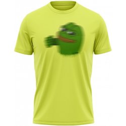 MemeMerch tričko Pepe Punch apple green