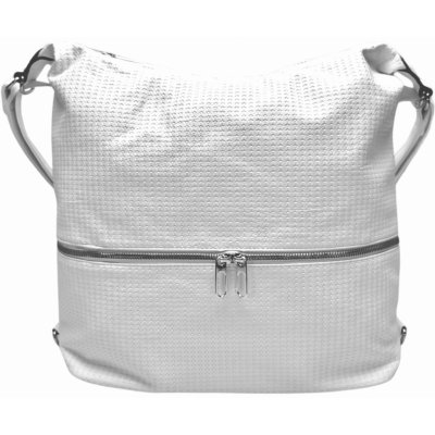 Velký bílý kabelko-batoh 2v1 se vzorem – Zboží Mobilmania