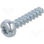 BOSSARD 3148575 Vrut; pro plasty; 2,5x12; Hlava: válcová; plochá,Torx®; TX08,0,7mm – Hledejceny.cz