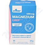 Vitar Magnezium 400 mg + vitamín B6 + vitamín C s příchutí mango 20 sáčků – Hledejceny.cz