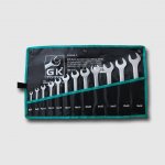 GK Tools sada plochých klíčů, matné 12 dílů 6-32 mm P16043P – Zboží Mobilmania