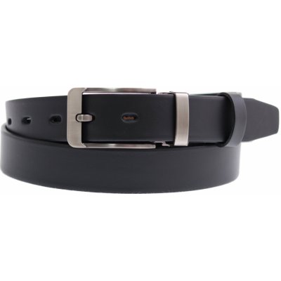 Špongr pánský společenský kožený opasek 3016 černý – Sleviste.cz