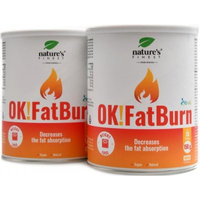 Nature's Finest Nutrisslim OK! fat burn 2 x 150 g – Hledejceny.cz