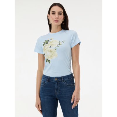 Orsay dámské tričko s potiskem světle modré – Sleviste.cz