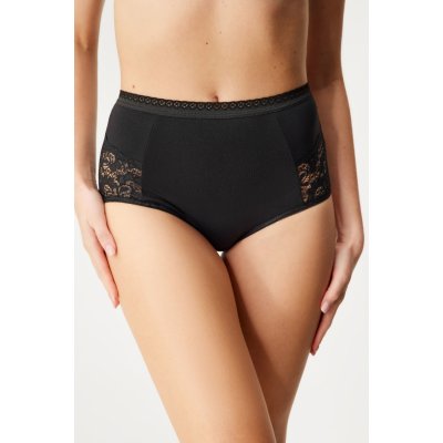 Jadea Klasické kalhotky Blaire s vysokým pasem černá – Hledejceny.cz