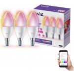 Philips WiZ 8720169075672 LED sada žárovek 4,9W E14 470 lm 2200-6500+RGBK – Zboží Živě