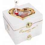 Miranda Hrací šperkovnice D1740 bílá – Zboží Dáma