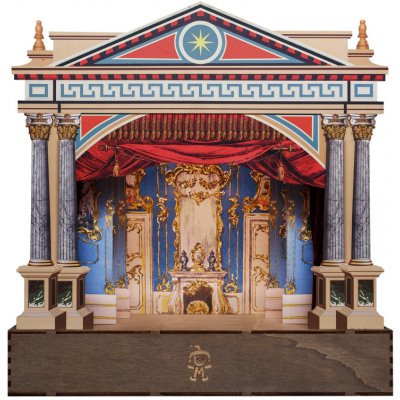 Klasické loutkové divadlo pro 20 cm loutky ANTIK – Zboží Dáma
