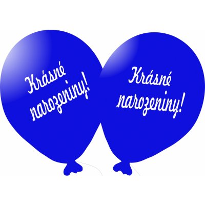 Balonky.cz Balónek světle modrý Krásné narozeniny! – Zboží Mobilmania