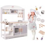 FunPlay 6287 dřevěná kuchyňka s příslušenstvím – Zboží Dáma