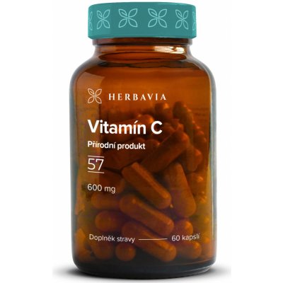 Herbavia Vitamín C přírodní produkt 60 kapslí