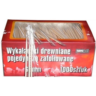 Párátka dřevěné 6,5 cm, hygienicky balené, 1000 ks/bal. 7000 – Zbozi.Blesk.cz